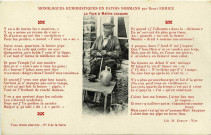Divers. Monologue humoristiques en patois normand. - La Pipe à Maître Jacques.