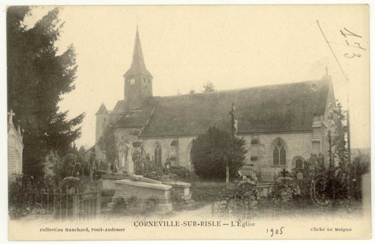 Corneville-sur-Risle. L'Eglise.