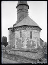 Chevet de l'église de Cuverville (Eure).