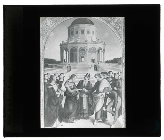 Tableau de Raphaël « Le mariage de la Vierge ».