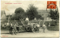 Nojeon-le-Sec. Intérieur de Ferme.