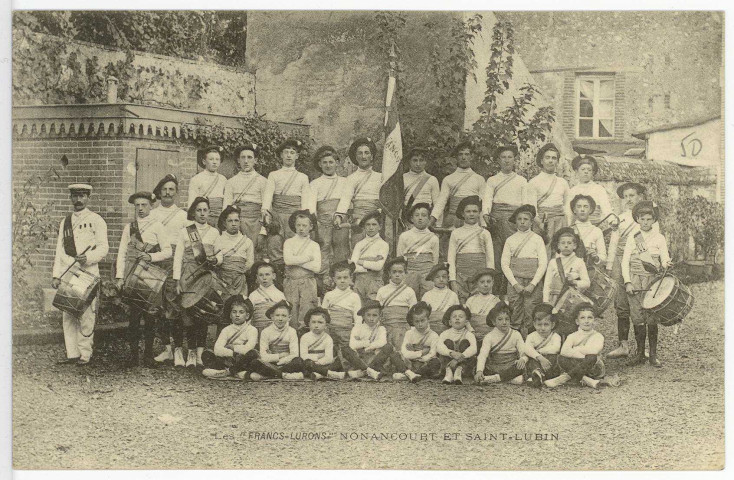 Nonancourt. Les «Francs-Lurons» Nonancourt et Saint-Lubin.