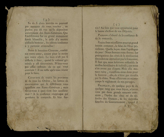 Avis des bons normands à leurs frères tous les bons français de toutes les provinces et de tous les ordres sur l'envoi des lettres de convocation aux Etats-Généraux, par Jacques Guillaume Thouret de Pont-l’Evêque.
