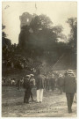 Château-sur-Epte. Souvenir du Millénaire Normand-28 mai 1911- Visites aux Ruines de Château sur Epte.