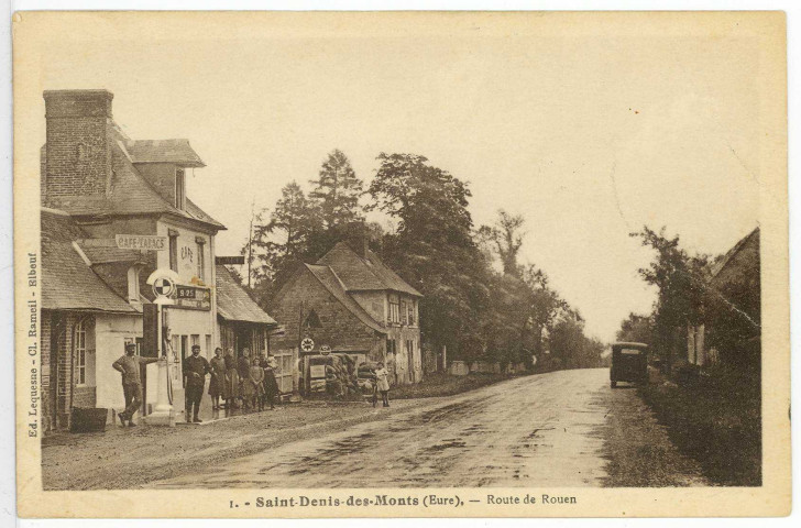 Saint-Denis-des-Monts. Route de Rouen.