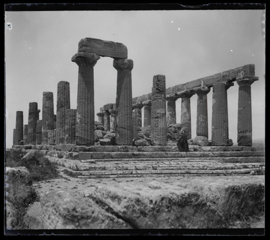 Temple de Junon dans la vallée de l'Agrigente en Sicile (Italie).