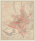Gisors _ "Ministère de la Reconstruction et de l'Urbanisme. Ville de Gisors. Plan de reconstruction et d'aménagement et de zonage (arrêté 1944, modifié 12 août 1947)".