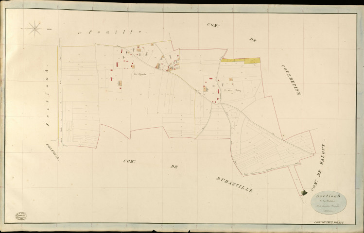 Theil-Nolent (Le). Section B _ de la Bectière _ 2e et dernière Feuille