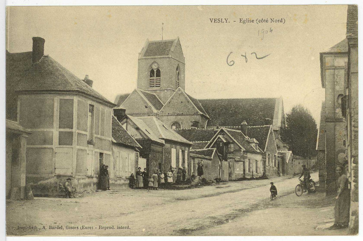 Vesly. Eglise (côté Nord).