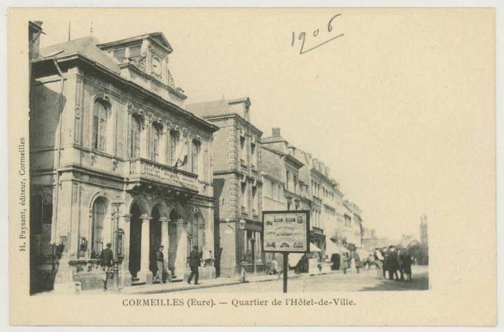Cormeilles. Quartier de l'Hôtel de Ville.