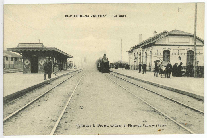 Saint-Pierre-du-Vauvray. La Gare.