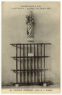 Caillouet-Orgeville. Hôpital militaire : Guerre du Droit 1914 : Chapelle intérieur- Grille de la Roquette.