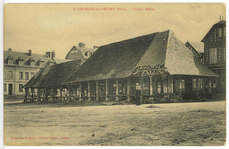 Saint-Georges-du-Vièvre. Vieilles Halles.