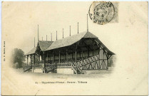 Evreux-Ville. Hippodrome de Navarre - Tribunes.
