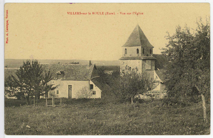 Villers-sur-le-Roule. Vue sur l'Eglise.