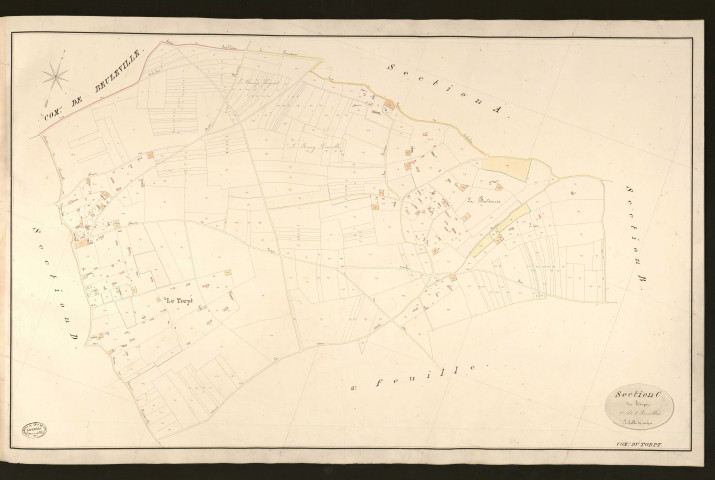 Torpt (Le). Section C _ du Tropt _ 1re de 2 Feuilles