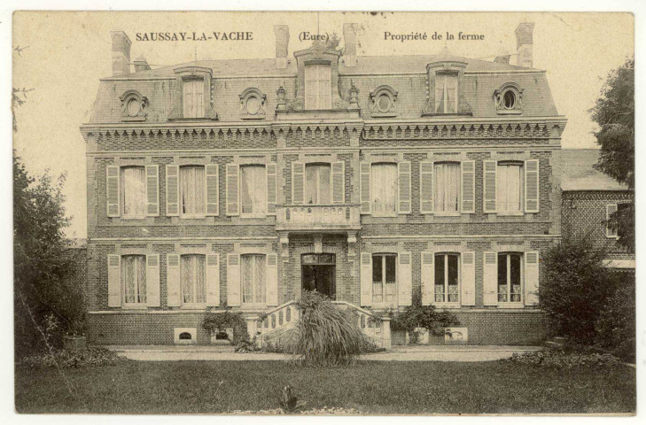 Saussay-la-Vache. Propriété de la Ferme.
