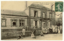 Courbépine. La Mairie et l'Ecole.