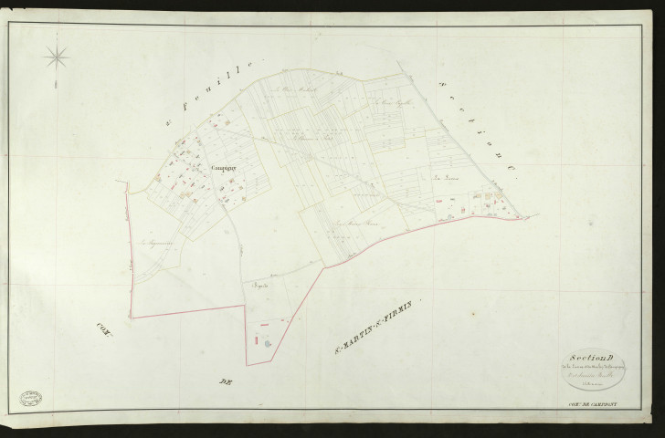 Campigny. Section D _ de la Licorne et du Moulin de Campigny _ 3e et dernière Feuille
