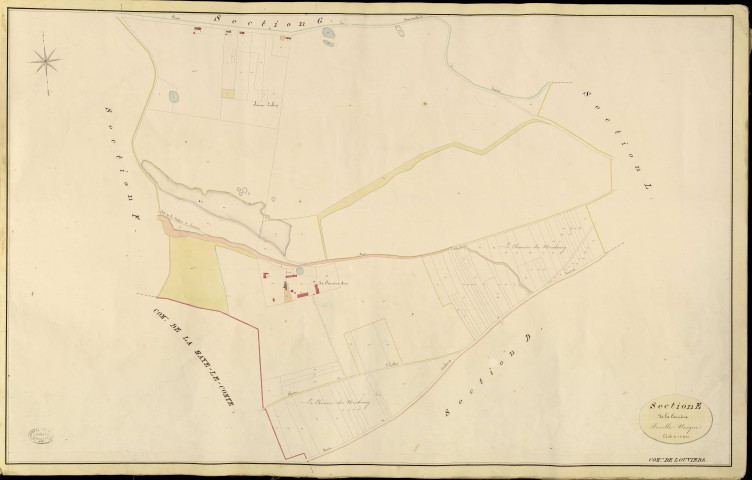 Louviers. Section E _ de la Carrière _ Feuille Unique