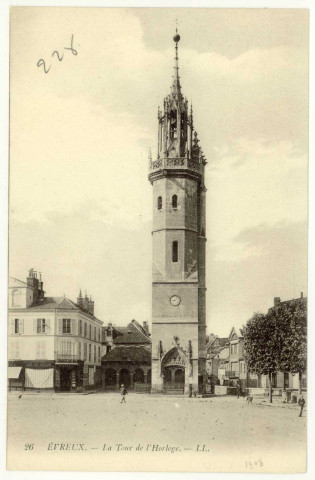Evreux-Ville. La Tour de l'Horloge.