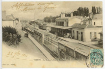 Vernon-Ville. La Gare et la Rue de Montigny.