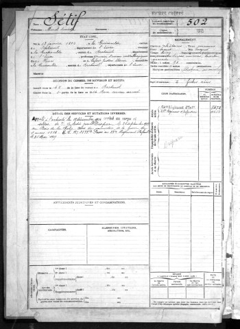 Evreux. Registre - Tome 2 (1915)