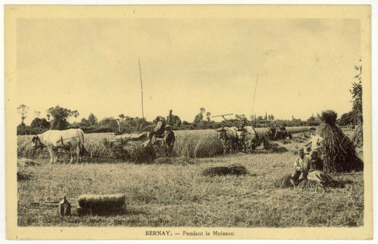 Bernay. Pendant la Moisson.
