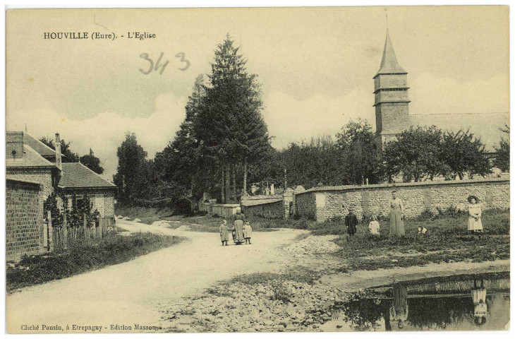 Houville-en-Vexin. L'Eglise.