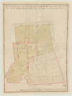 Claville - "Plan géométrique des cours, jardins, enclos et bois du manoir seigneurial". *