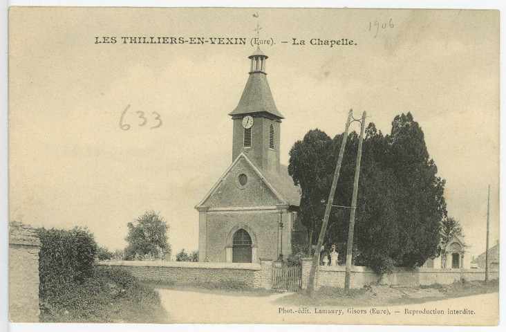 Thilliers-en-Vexin (Les). La Chapelle.