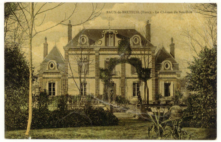 Baux-de-Breteuil (Les). Le Château de Nouillon.