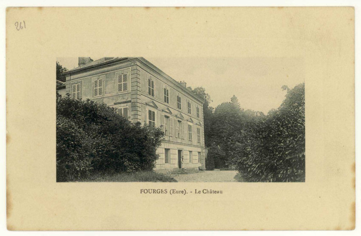Fourges. Le Château.