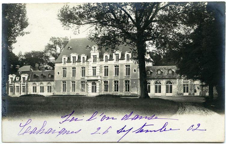 Cahaignes. [Château de Cahaigne par Thilliers-en-Vexin].