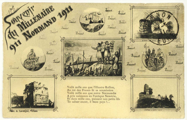 Château-sur-Epte. Souvenir du Millénaire Normand- (911-1911).