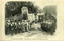Courcelles-sur-Seine. Fête-Dieu 1907. - Reposoir du Sacré-Coeur.