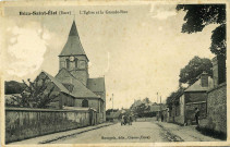 Bézu-Saint-Eloi. L'Eglise et la Grande-Rue.
