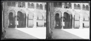 Cour intérieure de la grande mosquée de Damas (Syrie).
