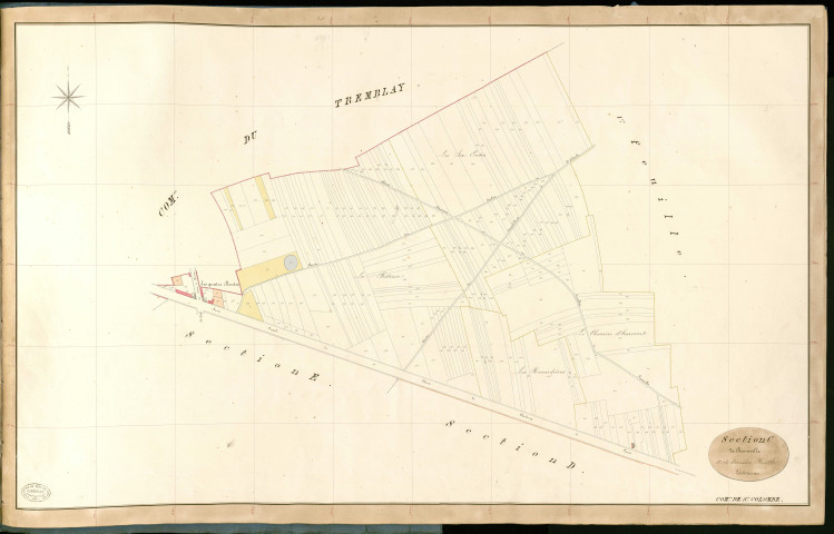 Sainte-Colombe-la-Campagne. Section C _ de Renneville _ 3e et dernière Feuille