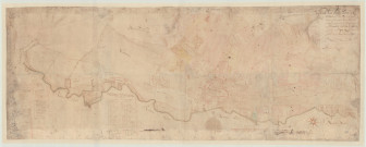 Amécourt - "Plan de la terre et seigneurie d'Amécourt et du fief du Cuisinier." *