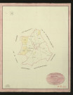 Mouflaines. Tableau d'assemblage du Plan Parcellaire de la Commune de Mouflaines. _ Canton d'Etrépagny - Andelys - Eure. _ Terminé sur le terrain le 30 juillet 1850, sous l'administration de M. Guyot, Préfet - M. Beudon, Maire et sous la direction de M. Chauveau, Directeur des Contributions directes. _ M. Le Fébure, Géomètre en Chef. _ Par M. Lefebvre désiré, Géomètre de 1re classe