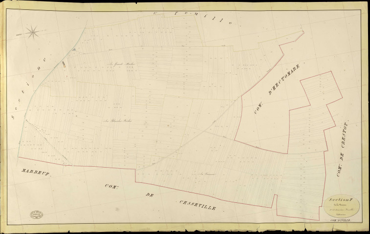 Iville. Section F _ de la Vorenne _ 2e et dernière Feuille