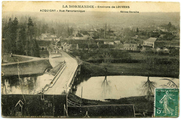 Acquigny. La Normandie. - Environs de Louviers. - Acquigny. - Vue panoramique.