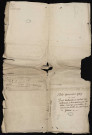 Affiche de la lettre du roi et du règlement pour la convocation des Etats-Généraux le 27 avril 1789.