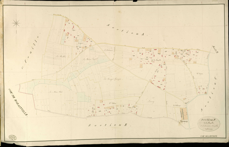 Lieurey. Section F _ de la Chapelle _ 2e et dernière Feuille