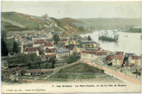 Andelys (Les). Le Petit Andelys, vu de la Côte de Noyers.