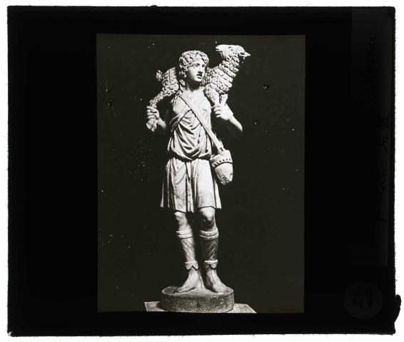 Musée du Latran à Rome (Italie), statue d'un "berger".