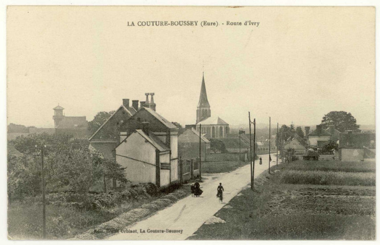 Couture-Boussey (La). Route d'Ivry.