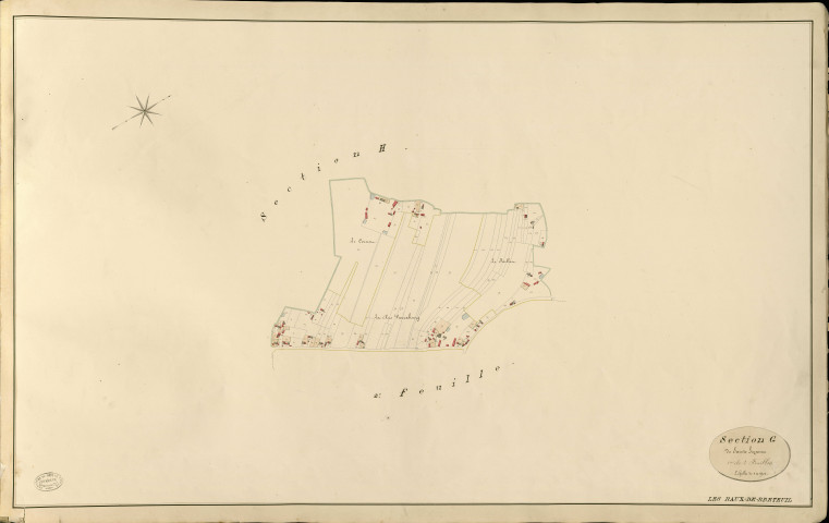 Baux-de-Breteuil (Les). Section G _ de Sainte Suzanne _ 1re de 2 Feuilles