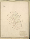 Gadencourt. Tableau d'assemblage _ du Plan Parcellaire de la Commune de Gadencourt _ Canton de Pacy sur Eure - Evreux - Eure. _ Terminé sur le Terrain le 27 Novembre 1852, sous l'administration de M. Le Comte Guyot, Préfet _ M. Picard, Maire _ et sous la Direction de M. Chauveau, Directeur des Contributions directes _ M. Lefébure, Géomètre en Chef. _ Par M. Lefebure Désiré, Géomètre de 1re classe.